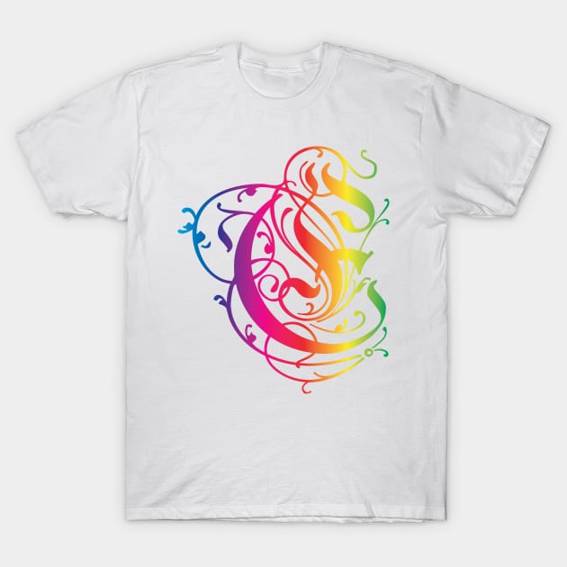 Name first alphabet C - LGBTQ T-Shirt by aleo